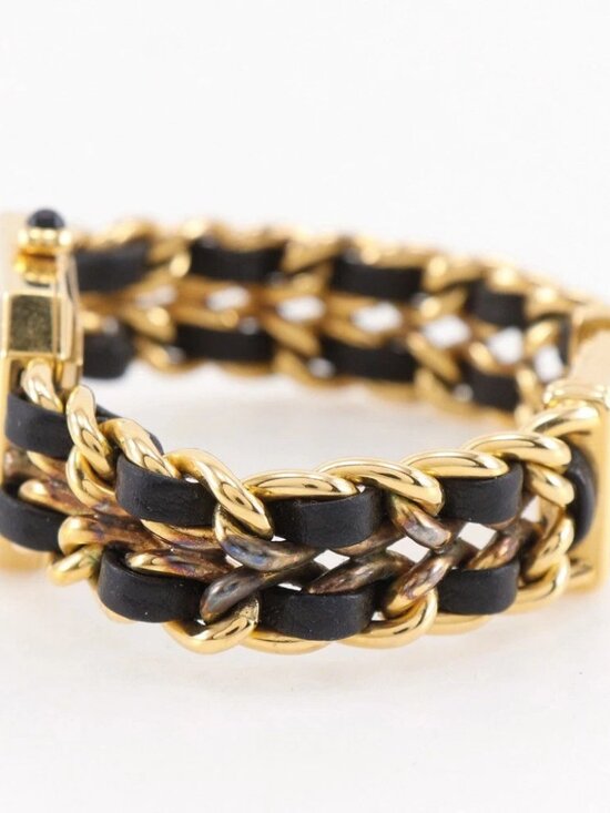 CHANEL Premiere S Watches H0001 black/gold blackDial Plated Gold/leather Q... main image 13